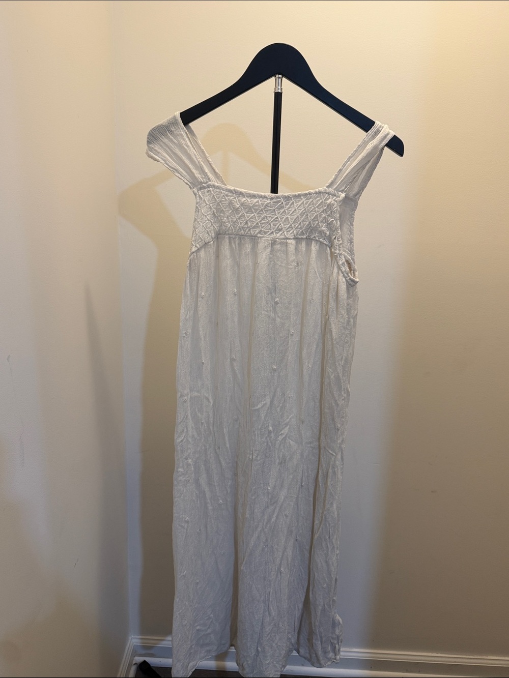 Shabby Chic White Maxi Sundress
